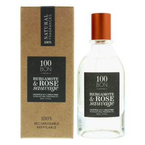 100 Bon Bergamote  Rose Sauvage Concentré Refillable Eau de Parfum 50ml