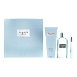 Abercrombie  Fitch First Instinct Blue Woman 3 Piece Gift Set: Eau De Parfum 100ml - Eau De Parfum 15ml - Body Lotion 200ml