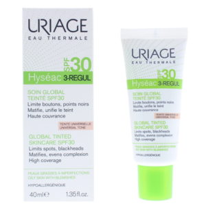 Uriage Hyséac 3-Regul Global Tinted Skincare SPF 30 Universal Tone Cream 40ml